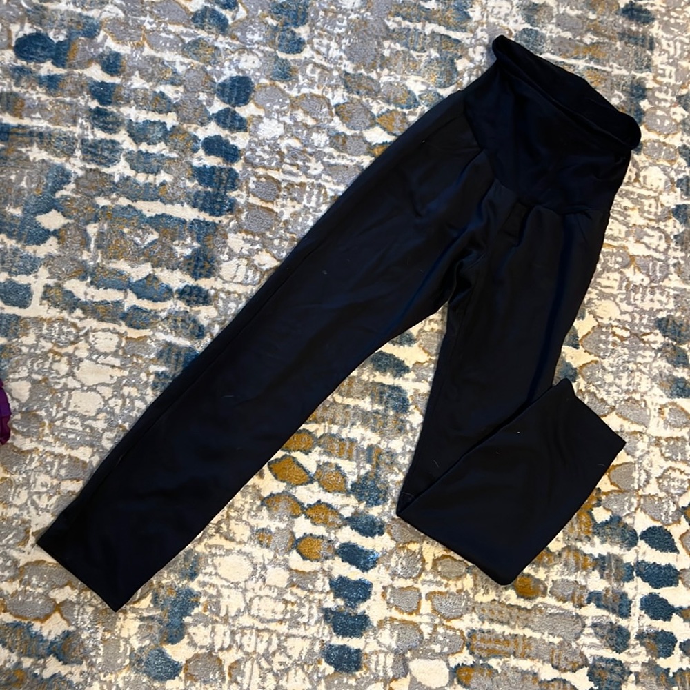 Motherhood maternity size medium dress black skinny leggings